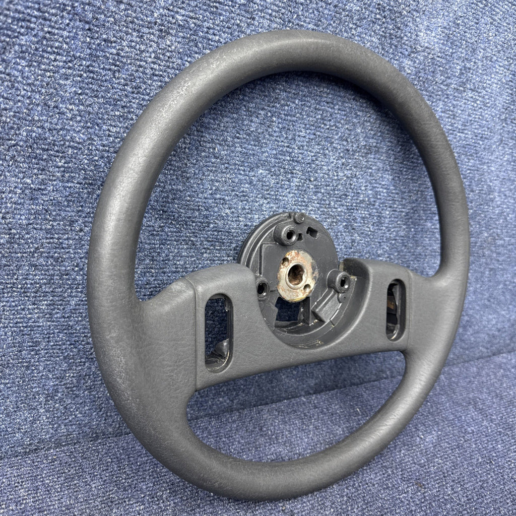 1987-1989 FORD MUSTANG BLACK STEERING WHEEL 87 88 89 OEM GT LX 2 Spoke Factory
