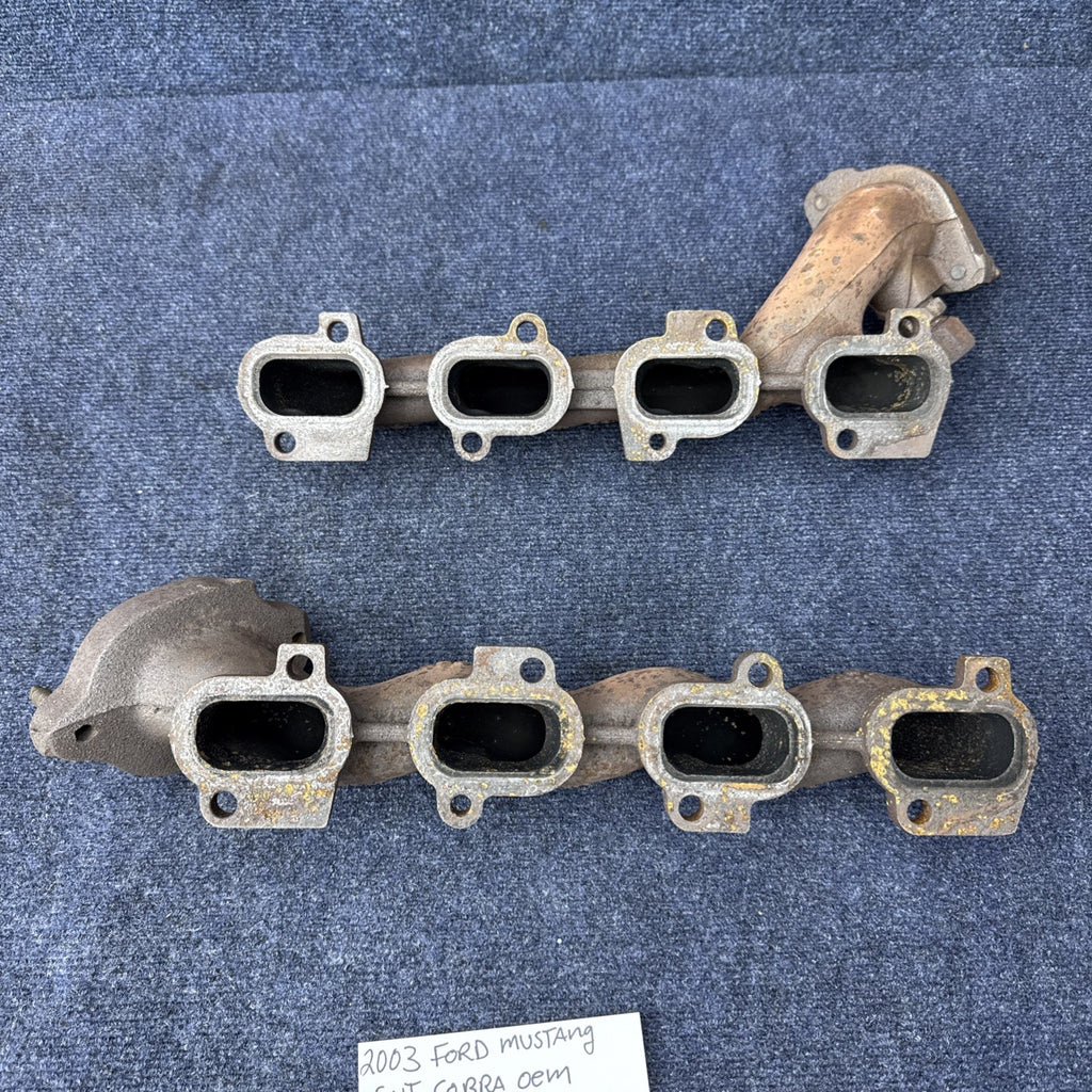 2003 2004 Ford Mustang Svt cobra 4.6l DOHC exhaust manifolds OEM Factory 39k