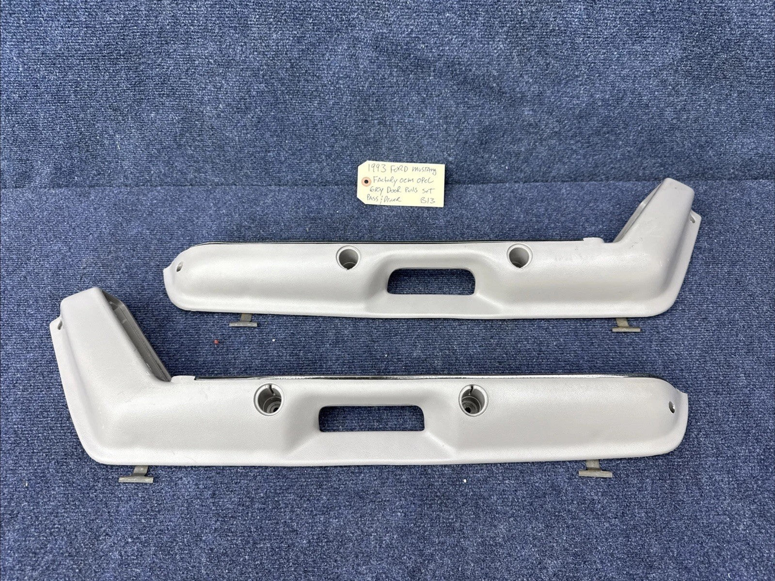 87-93 Ford Fox Body Mustang OPAL Gray Door Handle Pull Armrest 1987-1993 5.0L