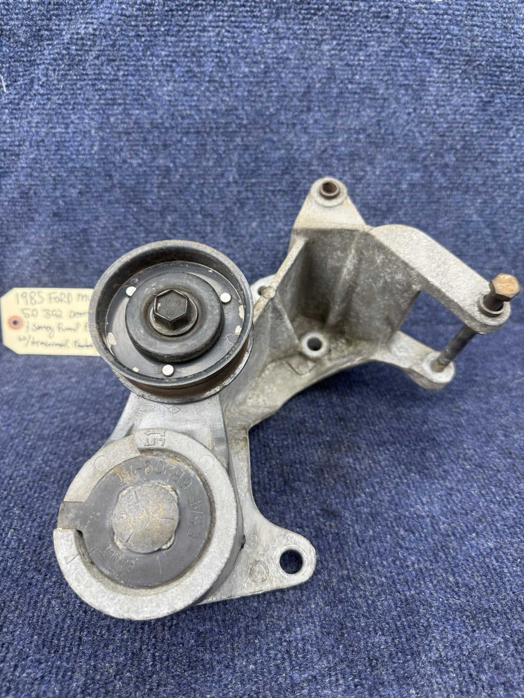 85-93 Ford Mustang Alternator Bracket Front Belt Accessory Smog Tensioner OEM V8
