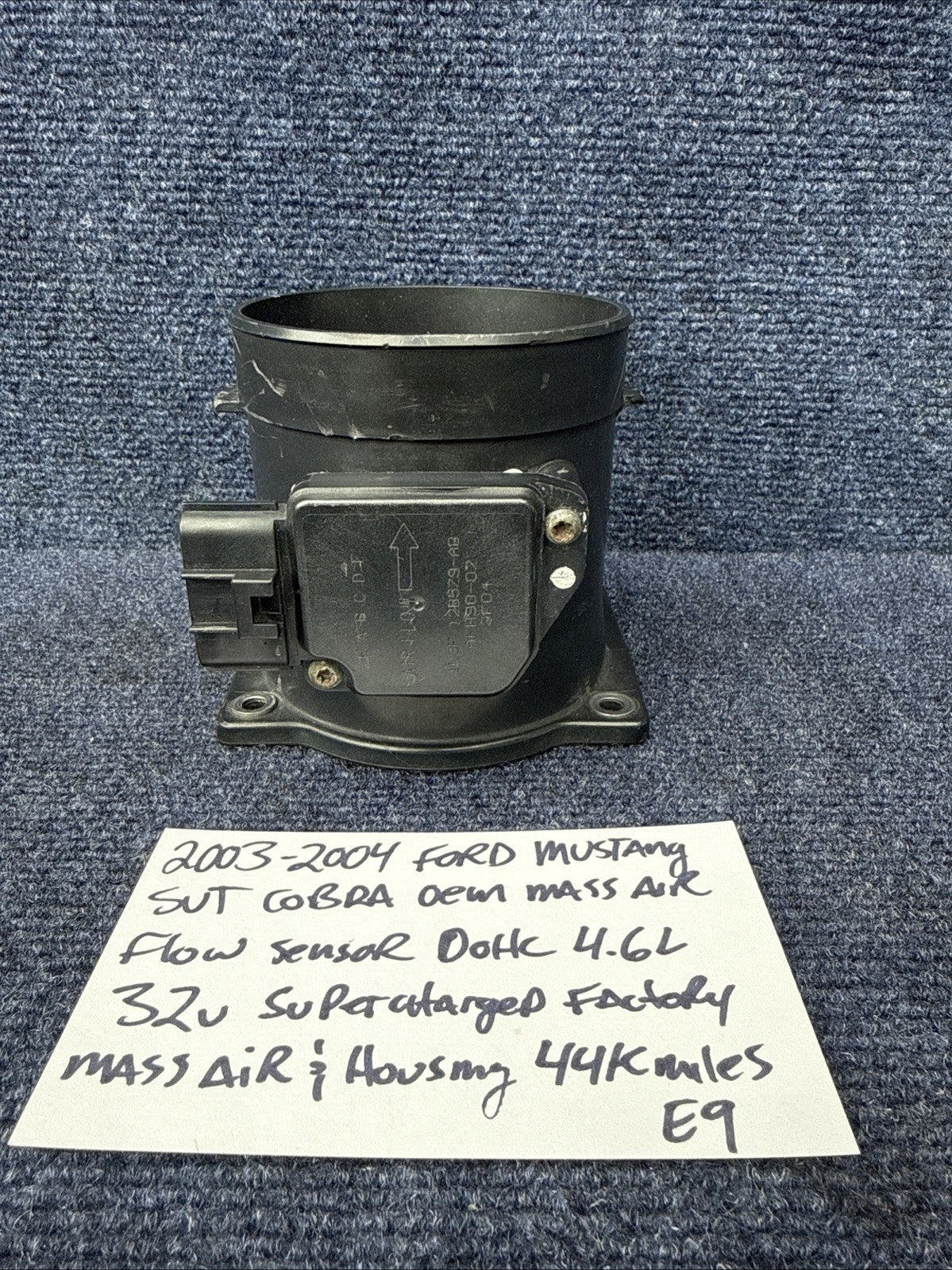 2003 - 2004 Ford MUSTANG Svt COBRA 4.6 MASS AIR FLOW METER OEM Factory Sensor