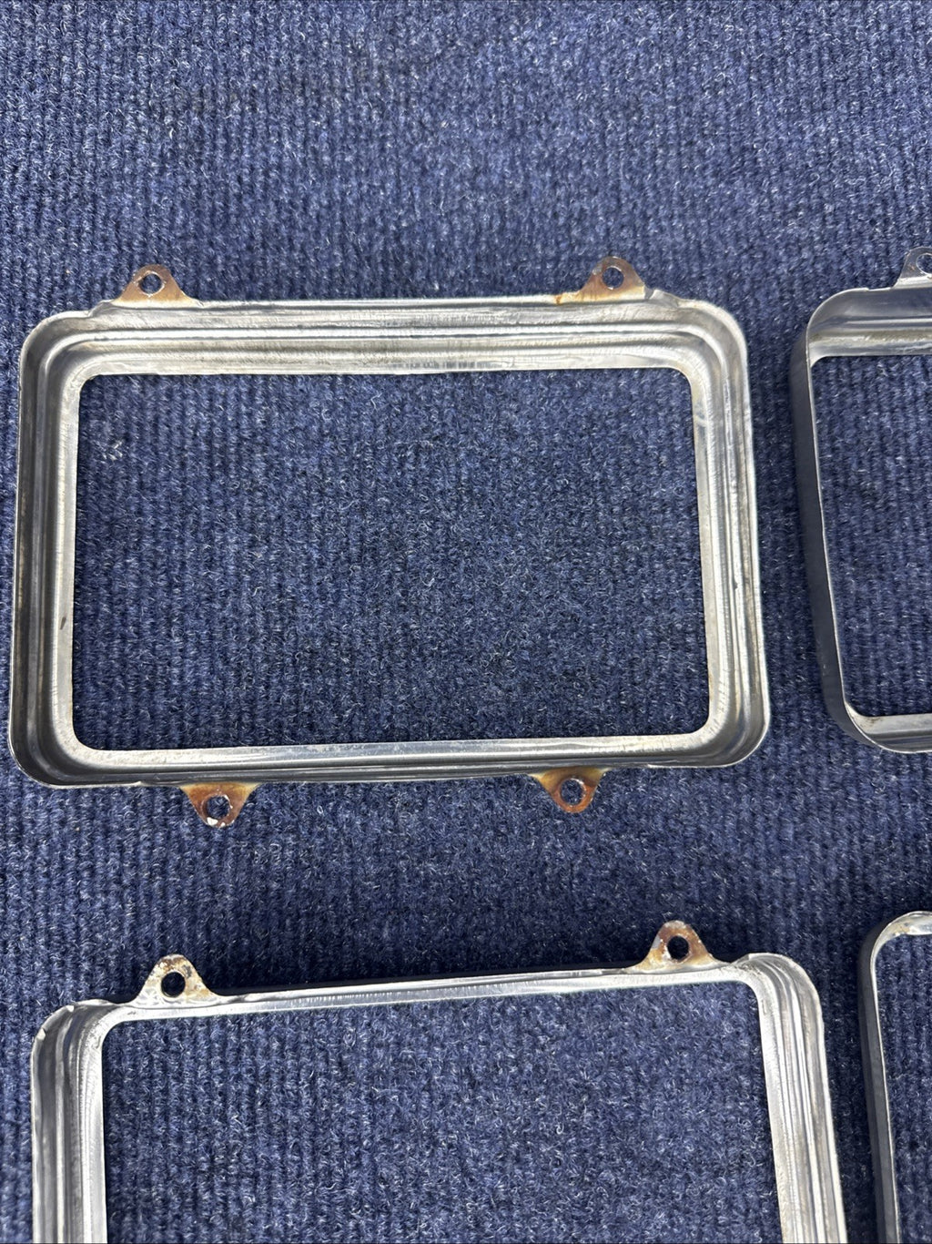 1979-86 Ford Mustang Rectangular Headlight   Retaining Ring Set Of 4