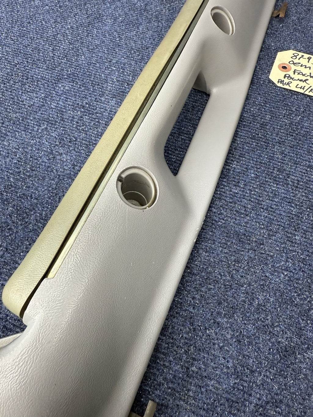 87-93 Ford Fox Body Mustang Gray Door Handle Pull Armrest 1987-1993 5.0L OEM