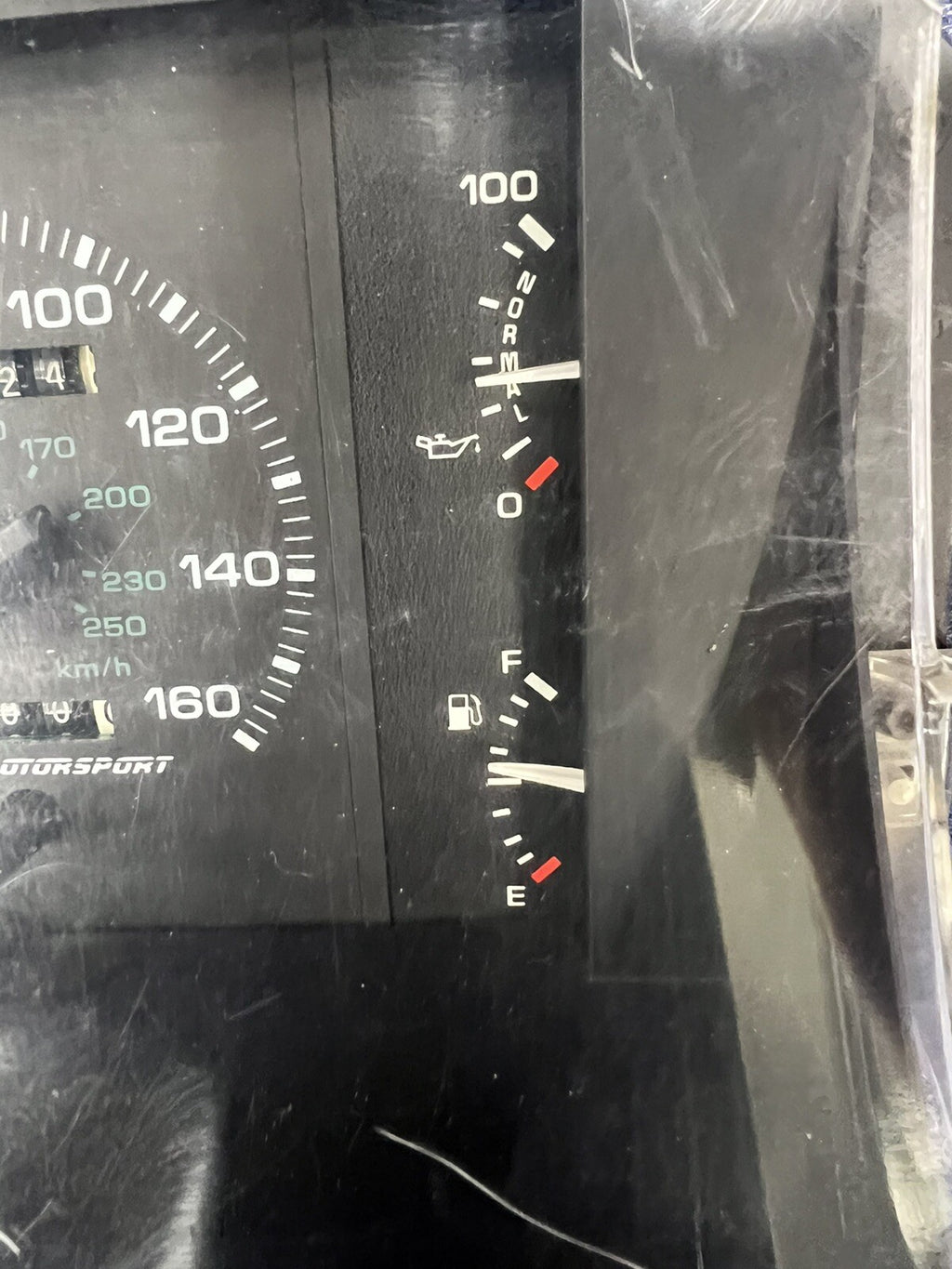 1987-89 MUSTANG 160 MPH GAUGE INSTRUMENT CLUSTER FORD MOTORSPORT Oem Gt Lx Cobra