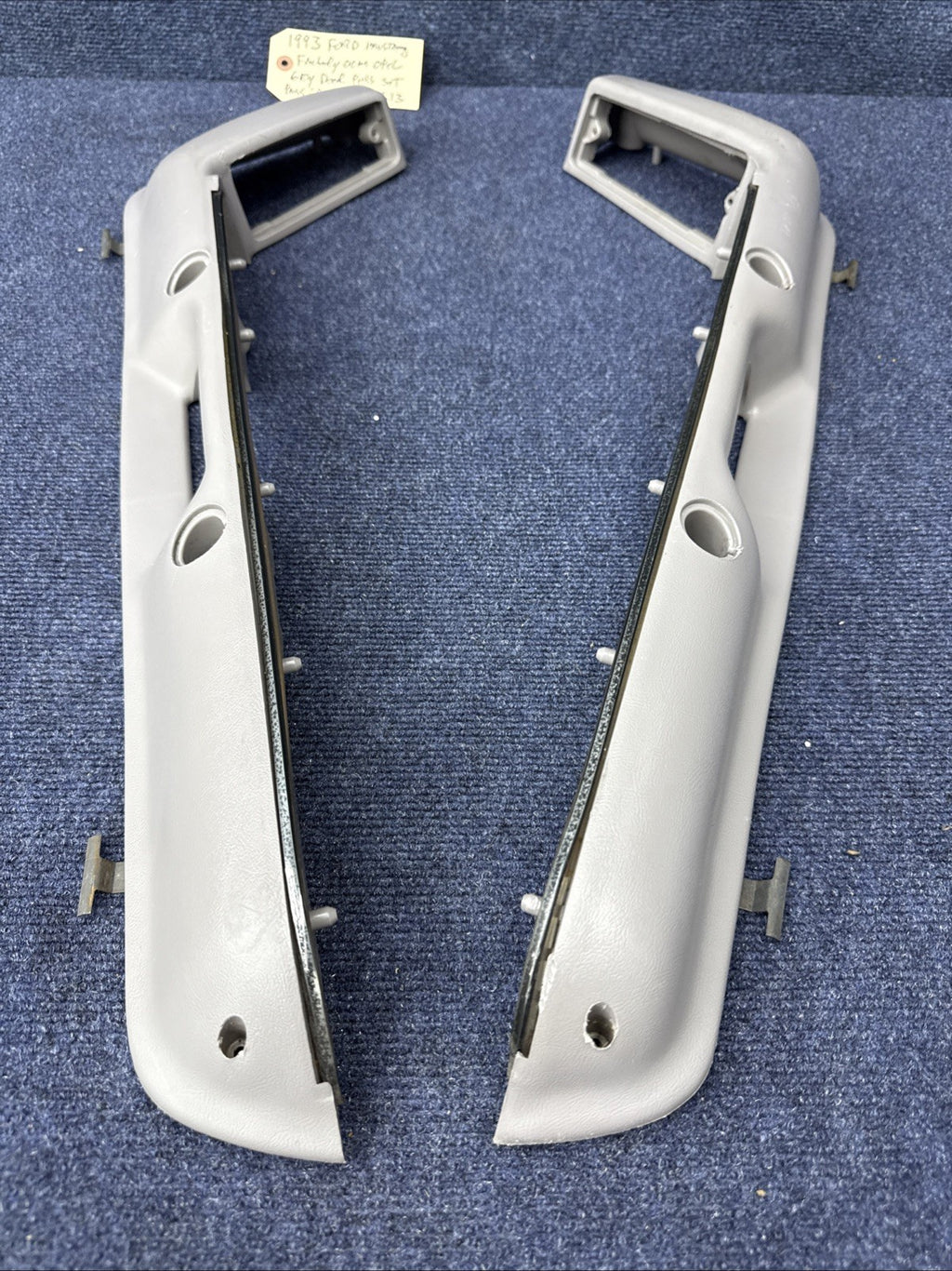 87-93 Ford Fox Body Mustang OPAL Gray Door Handle Pull Armrest 1987-1993 5.0L
