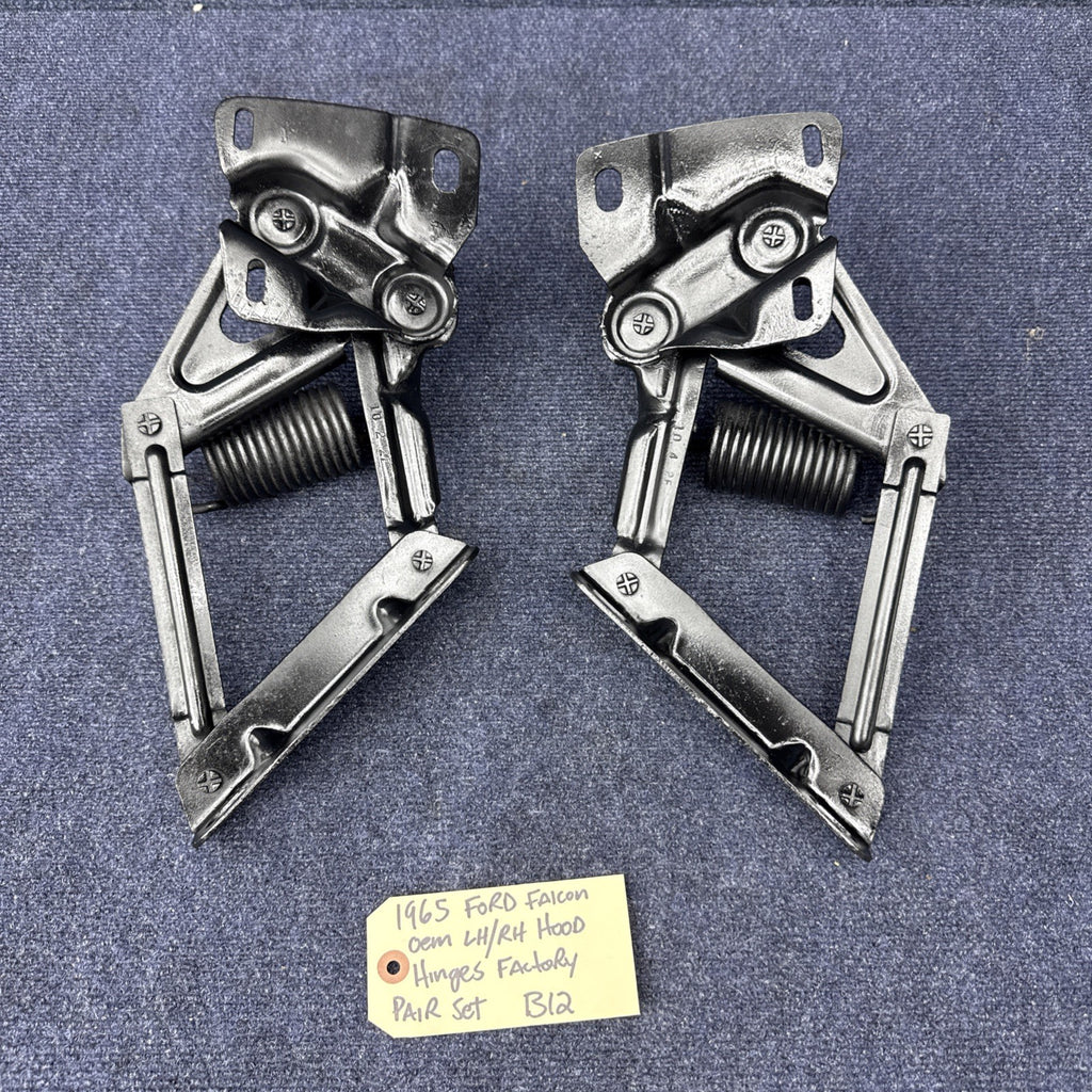 1964 - 1965 FORD FALCON 1965 - 1966 MUSTANG 1963 - 1965 FAIRLANE HOOD HINGES OEM