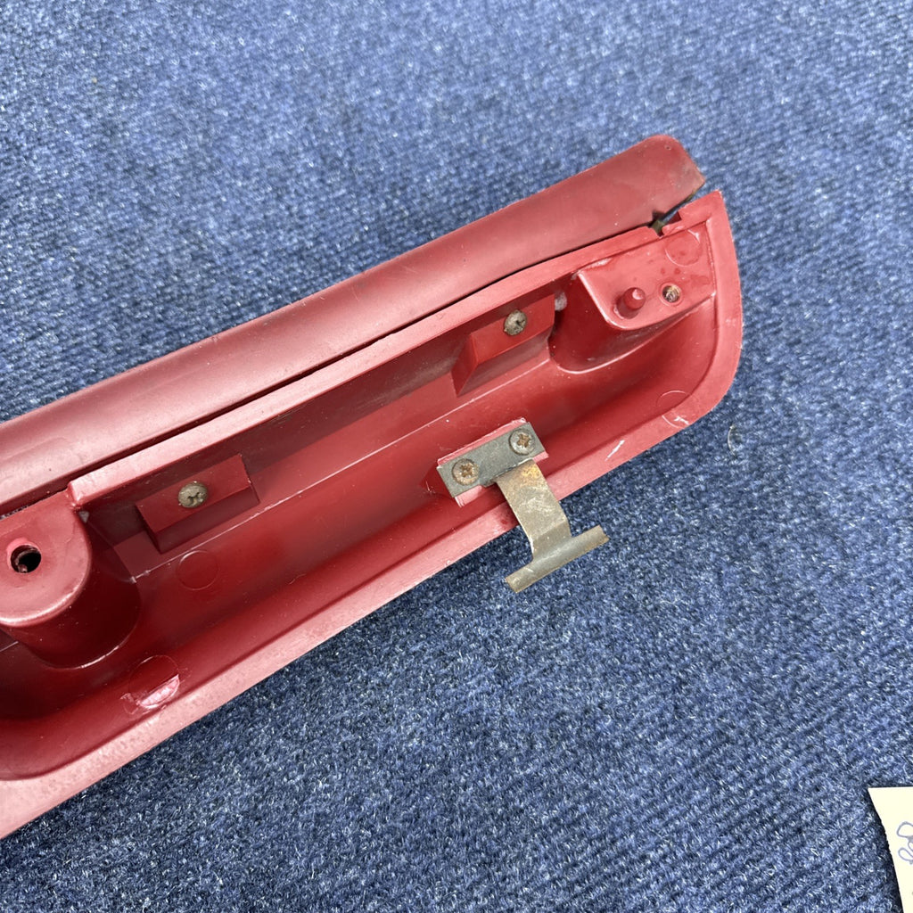 1987-1993 FORD MUSTANG RED DOOR ARMREST & Window Switch LEFT DRIVER PULL OEM Gt