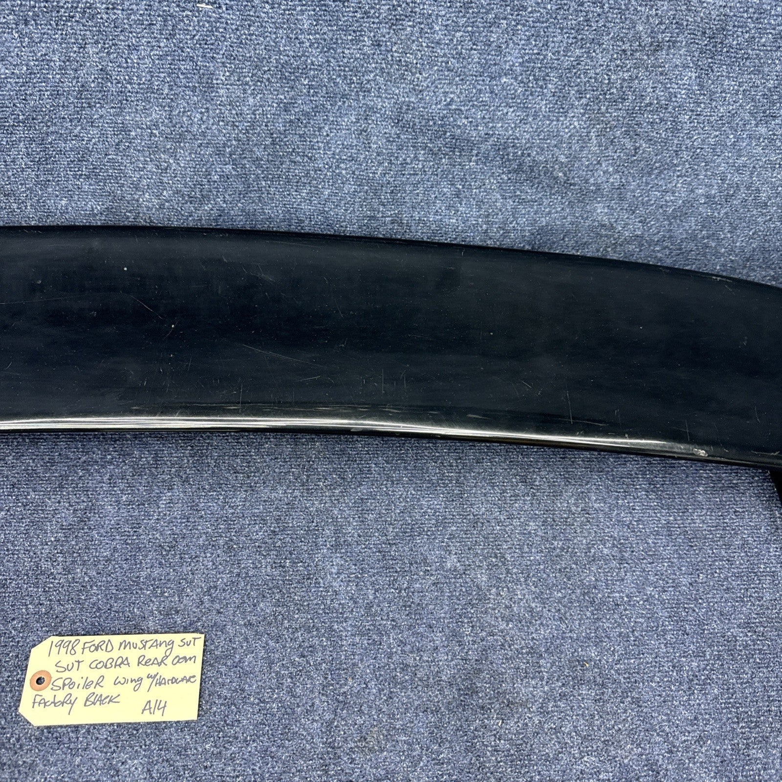 1996 1997 1998 FORD MUSTANG SVT COBRA REAR TRUNK SPOILER OEM Factory Black Gt Lx