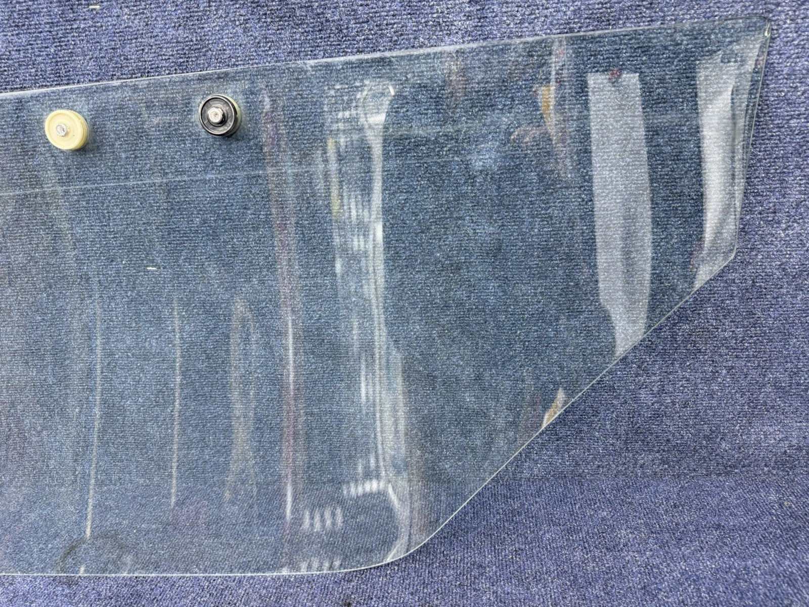 1979-1993 Ford Mustang Passenger Door Glass Hardtop Window CARLITE Factory OEM R