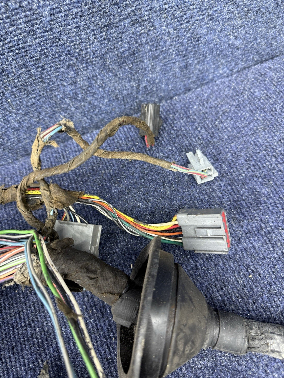 91-93 Ford Mustang Dash Wiring Harness Complete w/ Fuse Box Ignition Radio OEM