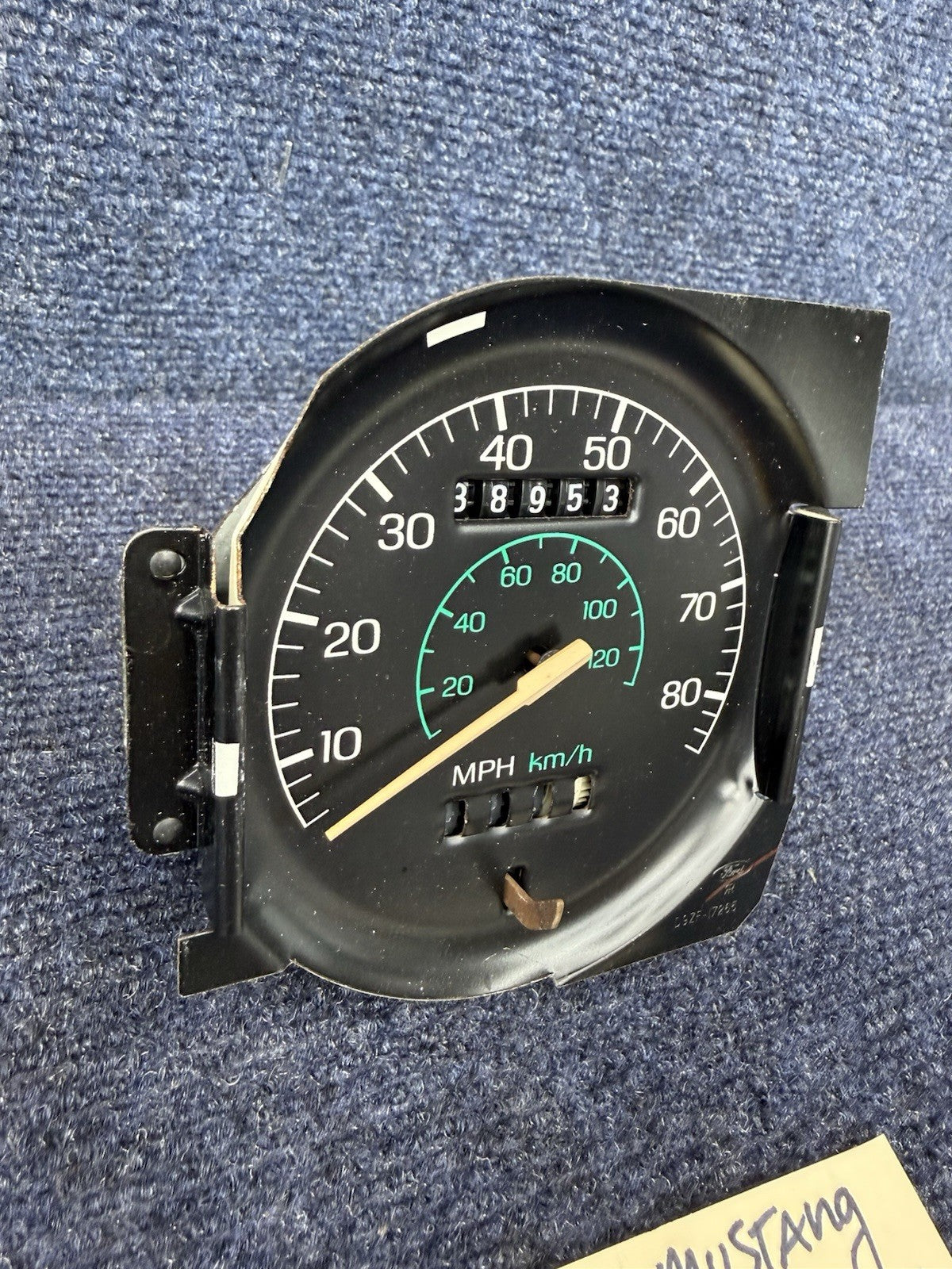 1979-1982 Ford Mustang Speedometer OEM Gauge 80MPH Speedo Factory Stock Green