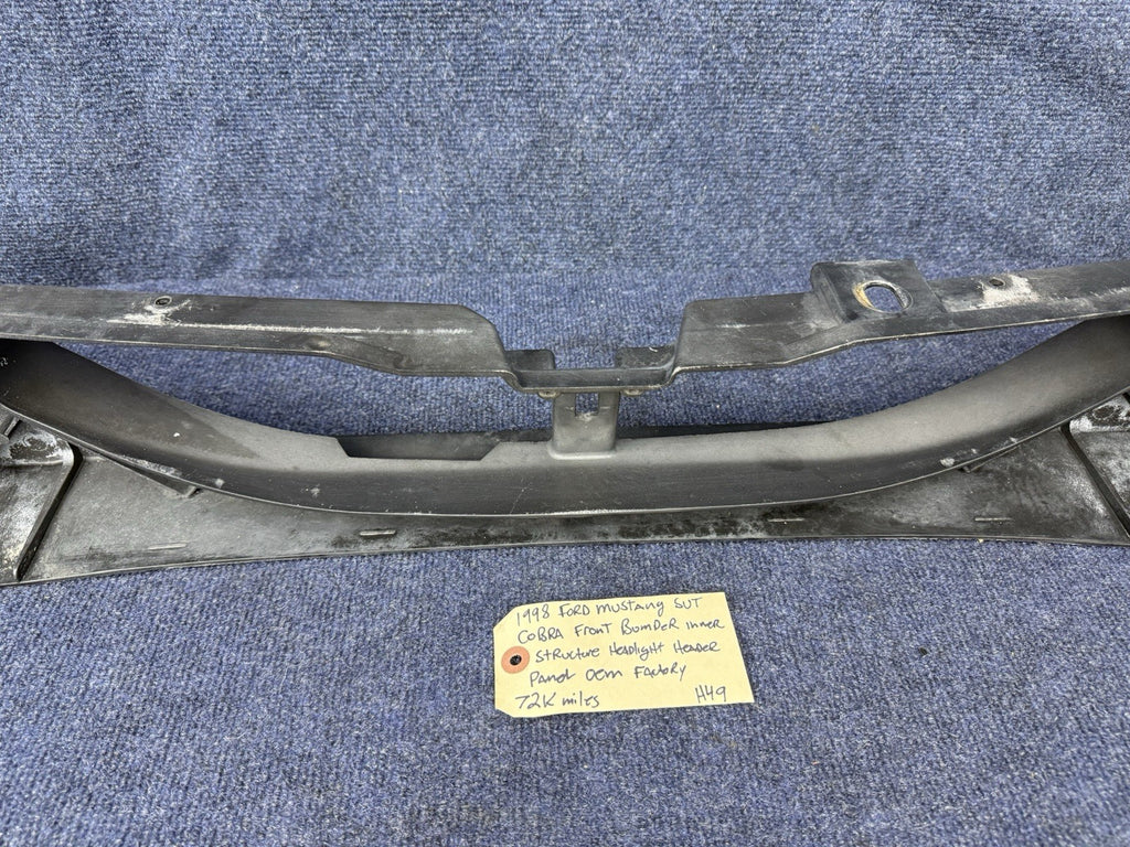 1994-1998 Ford Mustang  GT Cobra Header Panel Front Headlight Holder Bumper OEM