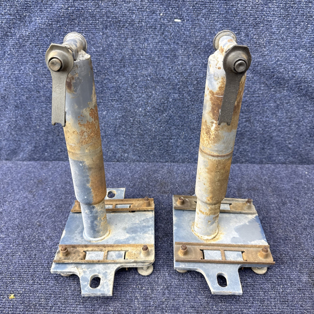 87-89 Ford Mustang Front Bumper Shock Absorbers Impact Crash Core Support Bars