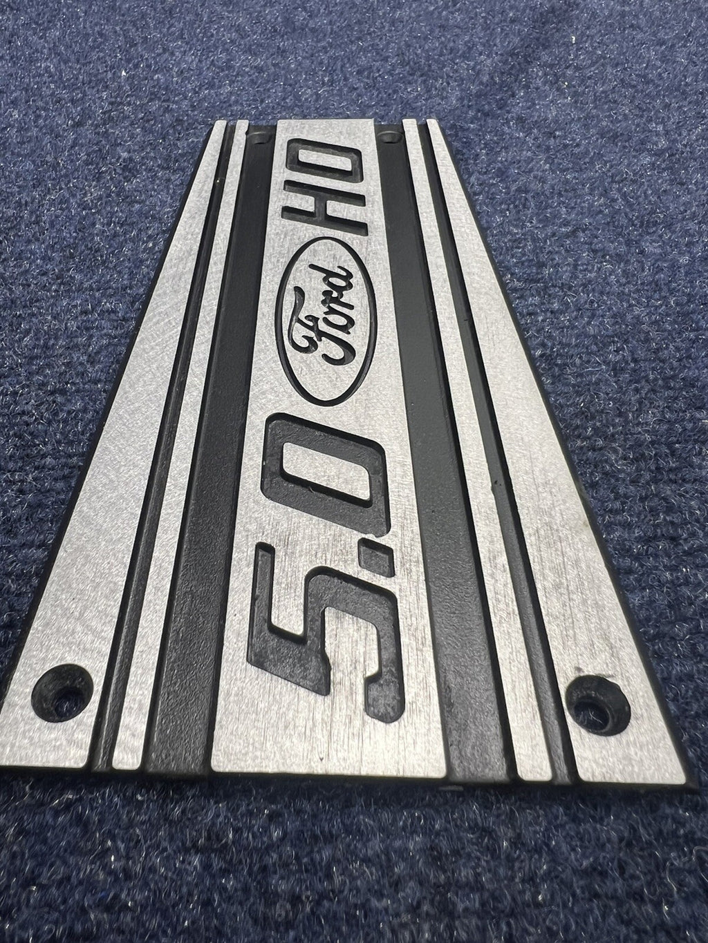 86-87-93 Ford Mustang Factory Upper Intake Manifold Plaque Cover 5.0 V8 OEM GT 