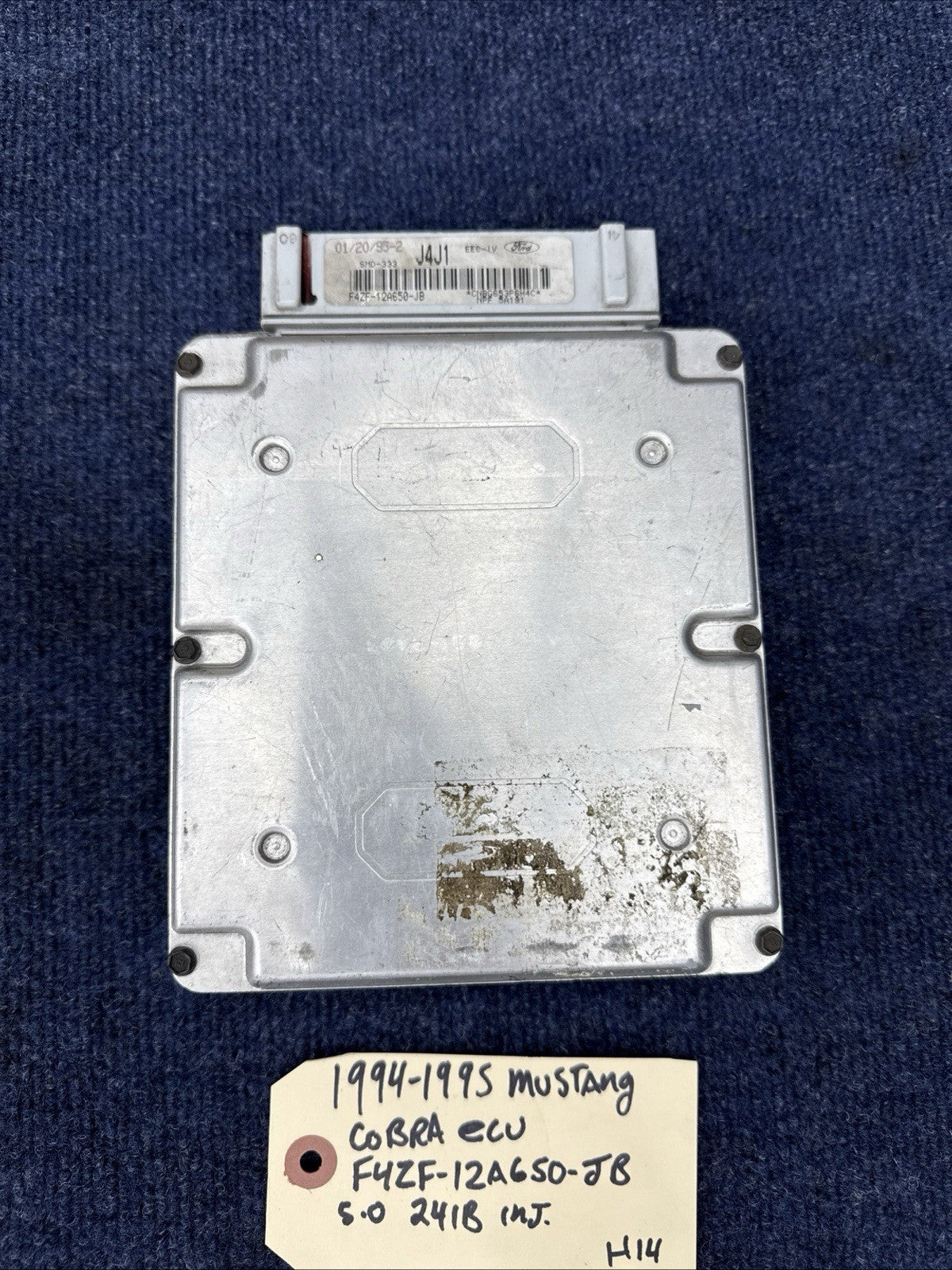 1994 1995 Ford Mustang Svt Cobra Mustang Computer PCM ECM F4ZF-12A650-JB J4J1