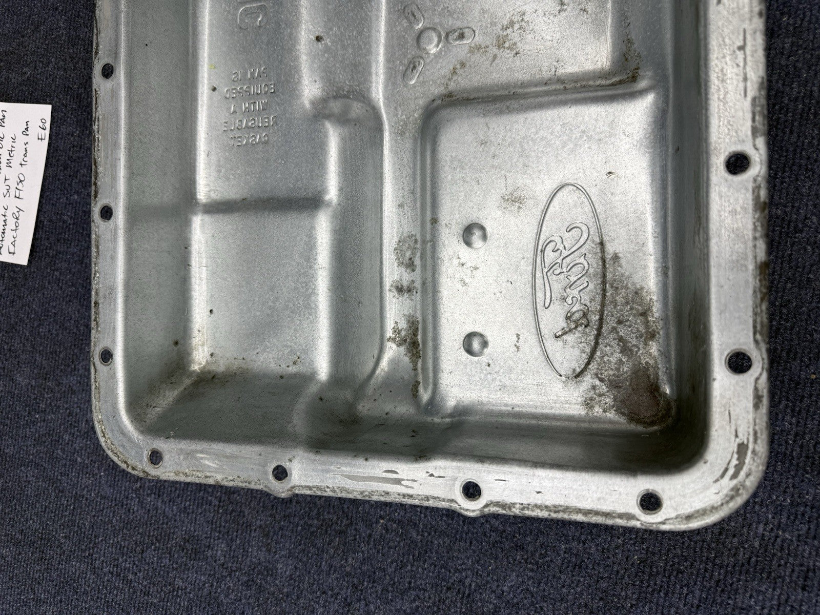 1994 Ford F150 Svt Lightning OEM E4OD transmission oil pan Factory Automatic