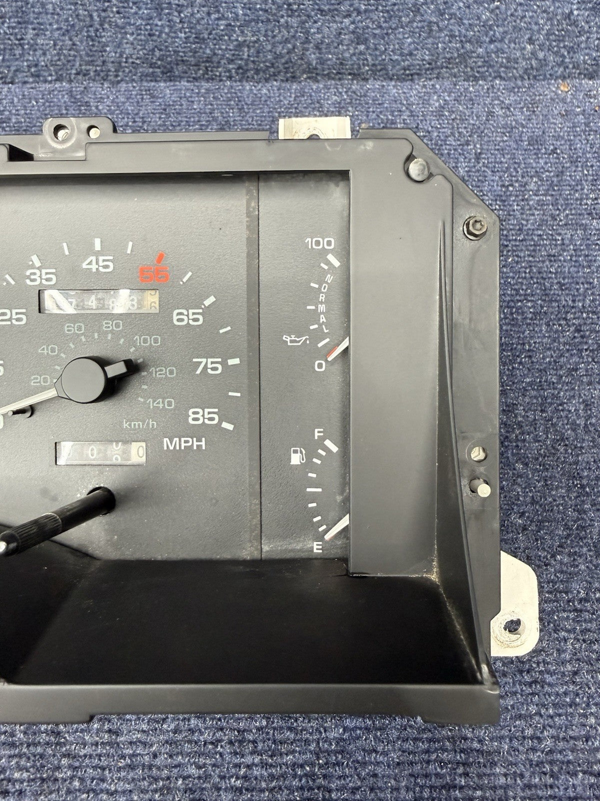 1987-1989 MUSTANG V8 85MPH 6k Rpm GAUGE INSTRUMENT CLUSTER FORD Oem Gt Lx Anti