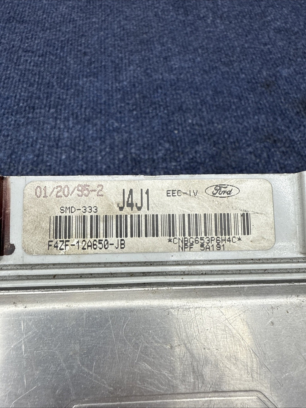 1994 1995 Ford Mustang Cobra Mustang Computer PCM ECM F4ZF-12A650-JB J4J1