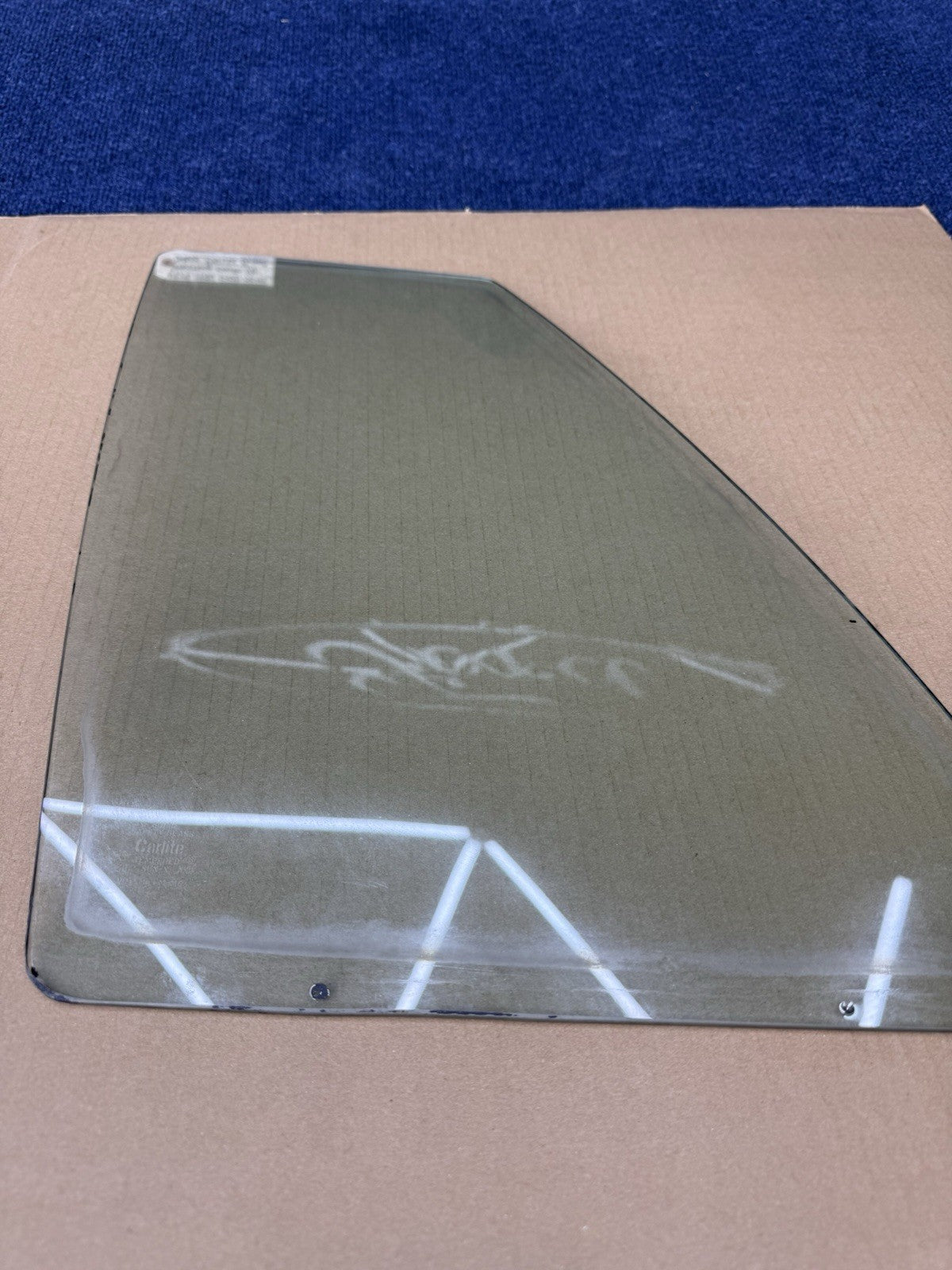 1979-86 FORD MUSTANG COUPE NOTCHBACK LH DRIVER SIDE QUARTER 1/4 WINDOW GLASS