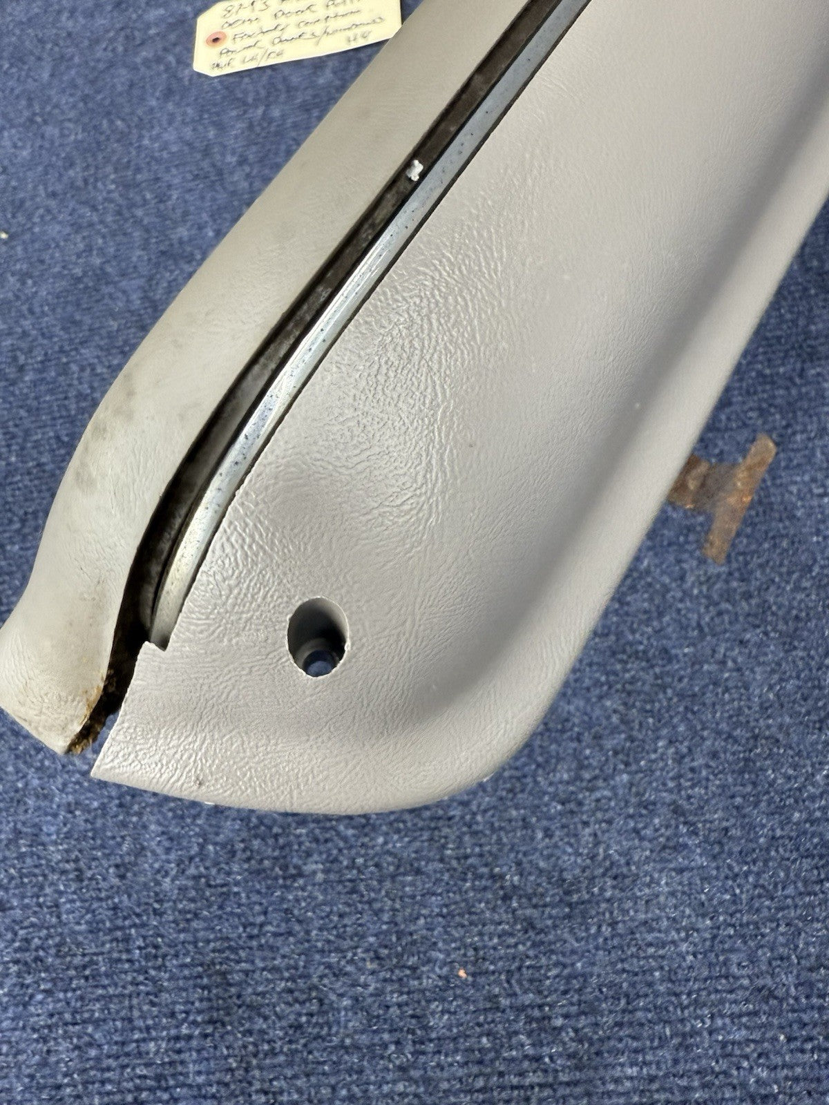 87-93 Ford Fox Body Mustang Gray Door Handle Pull Armrest 1987-1993 5.0L OEM