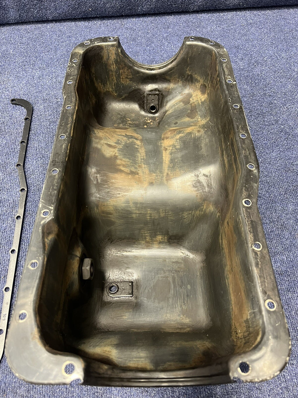1982-1995 FORD MUSTANG 5.0L ENGINE OIL PAN/flanges/ Pick Up Tube /oil sensor Oem