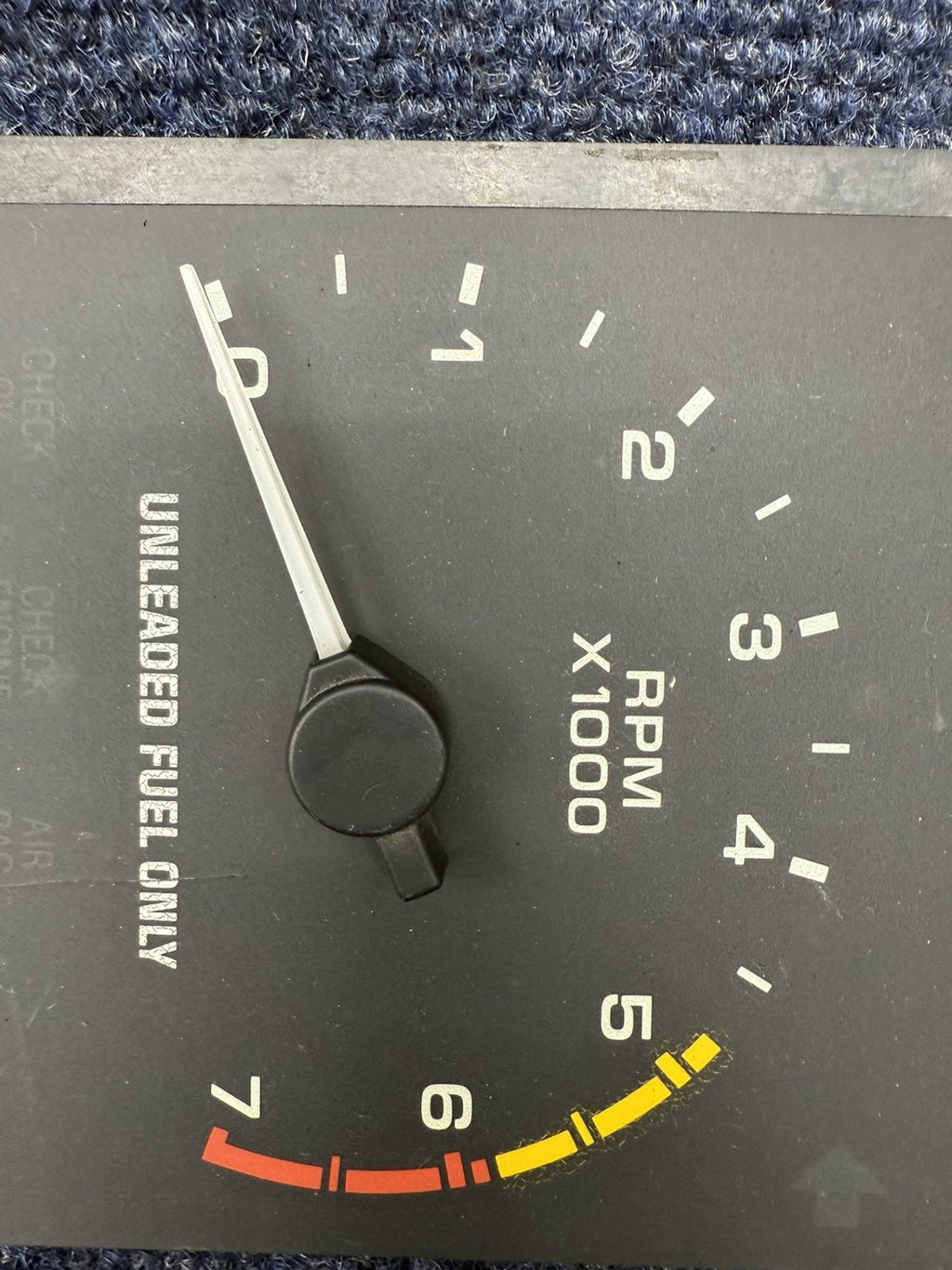 1990-1993 Ford Mustang Tachometer Unit 7,000 RPM Gauge Tach Factory Stock v8 7k