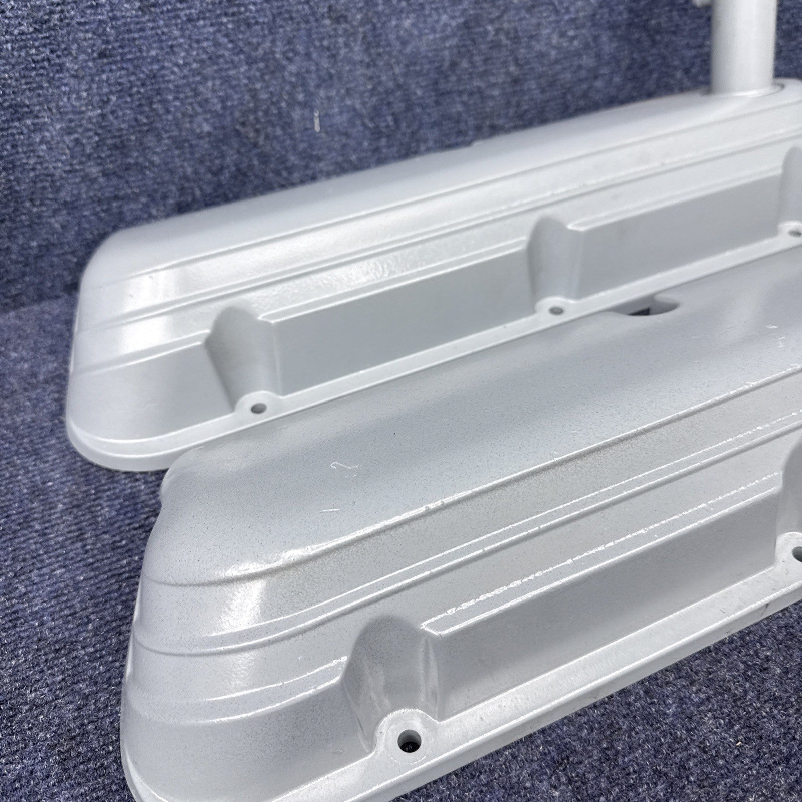 87-93 Ford Mustang Factory Aluminum Valve Covers 5.0L 5.0 302 289 E6ZE-6583-AB