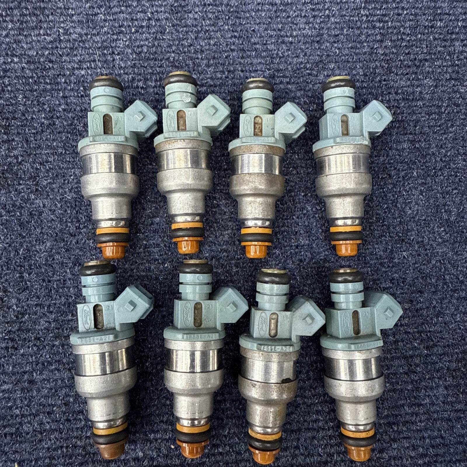 1993-1995 Ford Mustang Svt Cobra 5.0 24lb Fuel Injectors OEM Factory 302 V8 Efi