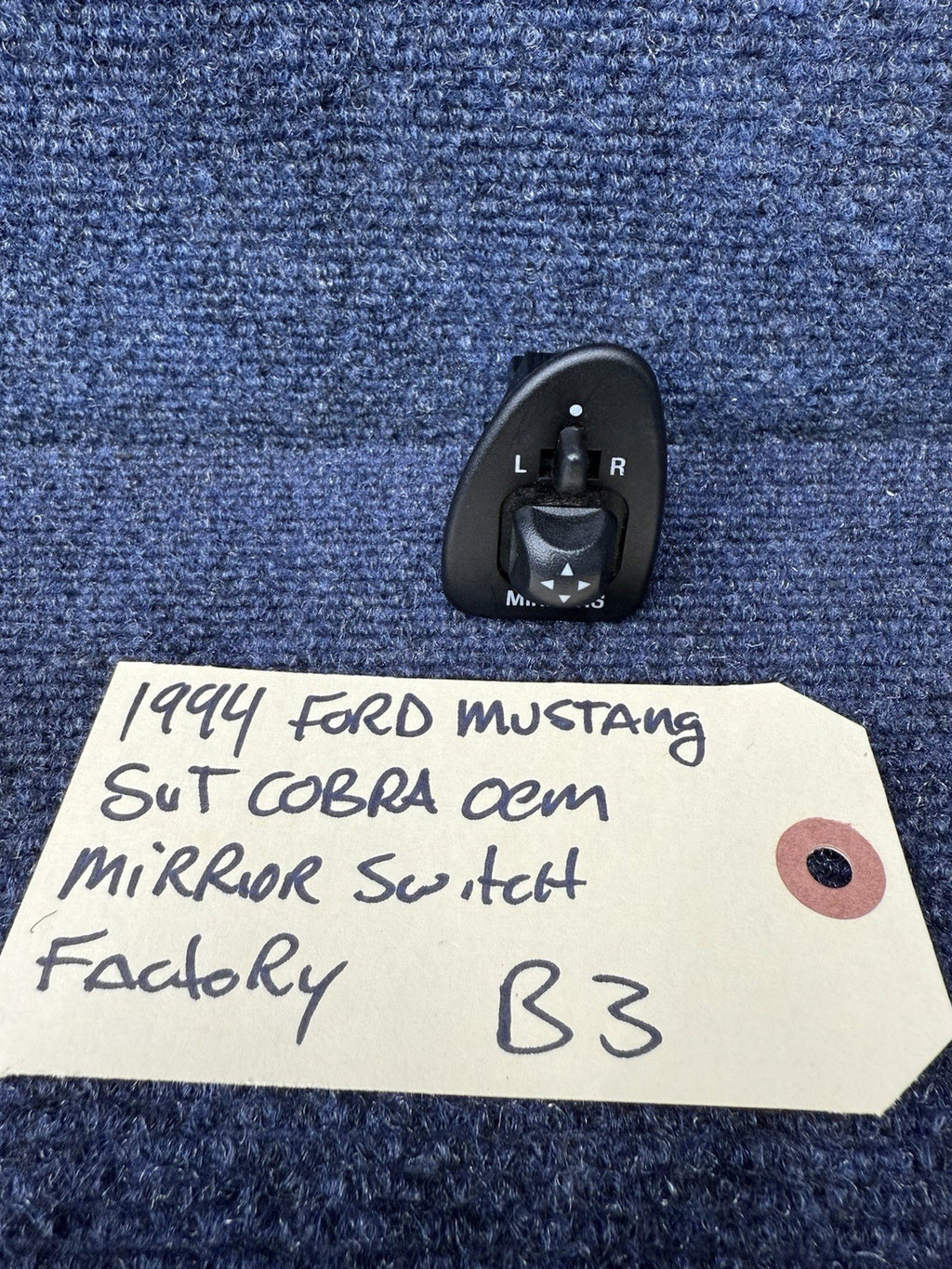 1994 Ford Mustang Svt Cobra Side Mirror Adjustment Switch Oem Factory 94-04 Gt