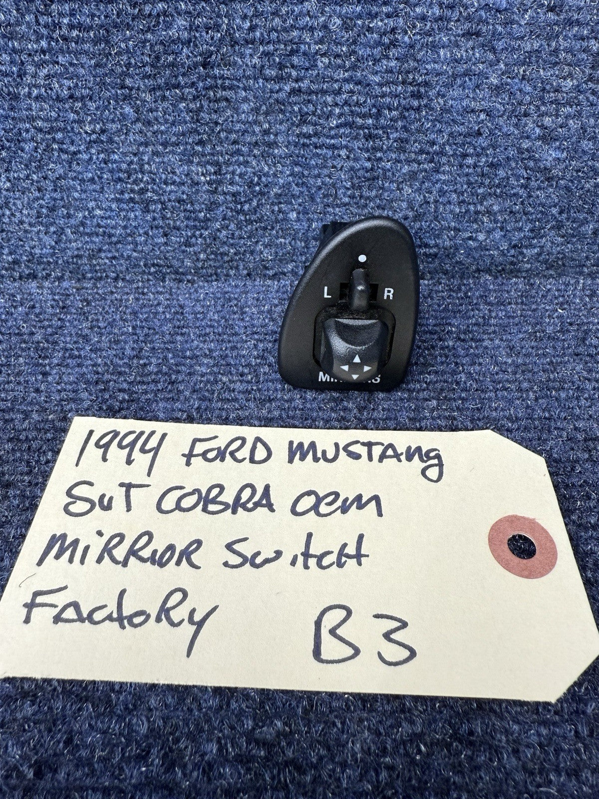 1994 Ford Mustang Svt Cobra Side Mirror Adjustment Switch Oem Factory 94-04 Gt
