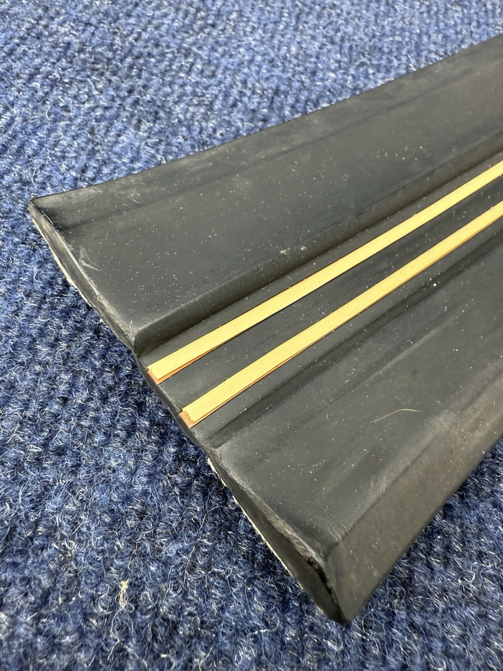 1979-1984 Ford Mustang Side Door Body Trim Moulding Molding Black LH Drivers