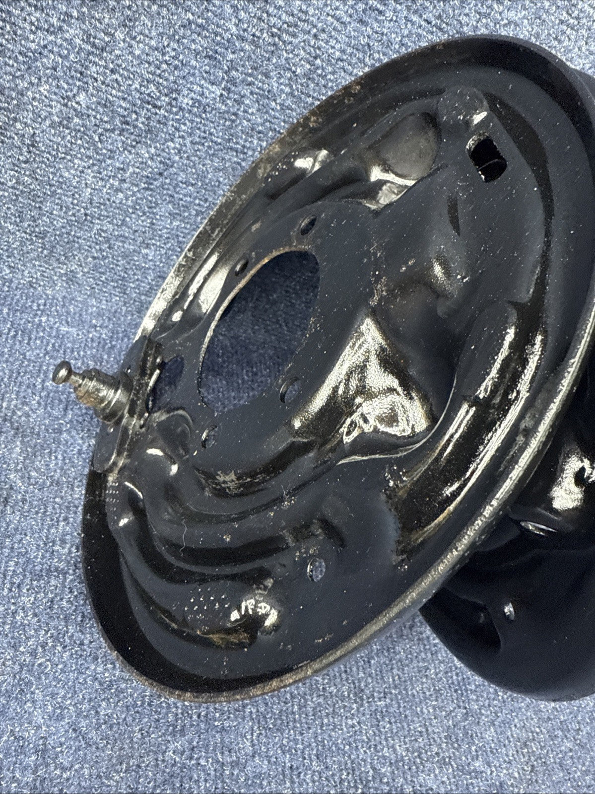 87-93 Ford Mustang 8.8 Rear Axle Drum Brake Backing Plates Mounting Bracket OEM