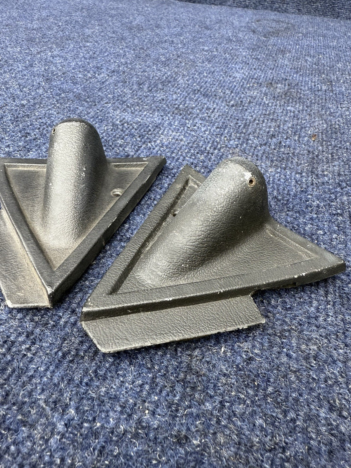 1979 1981 1982 1986 FORD MUSTANG CAPRI DOOR MIRROR REMOTE TRIM COVER PANELS PAIR