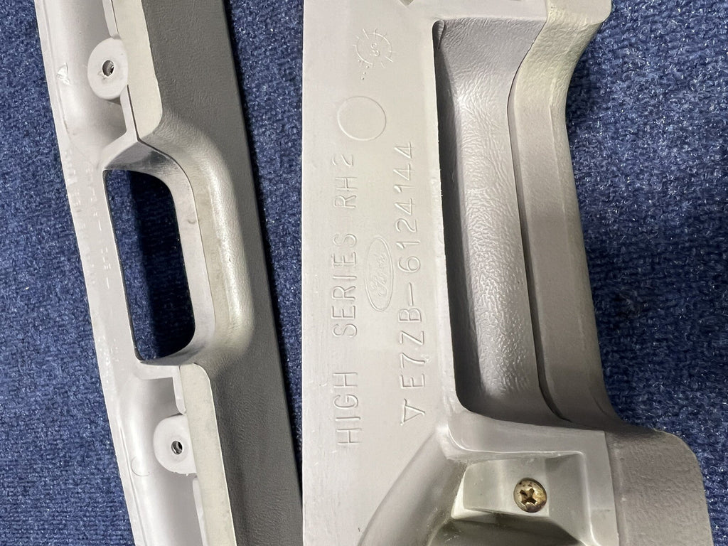1987-1993 OEM Ford Mustang Grey Front Door Panel Armrests Pull Handle Factory 92