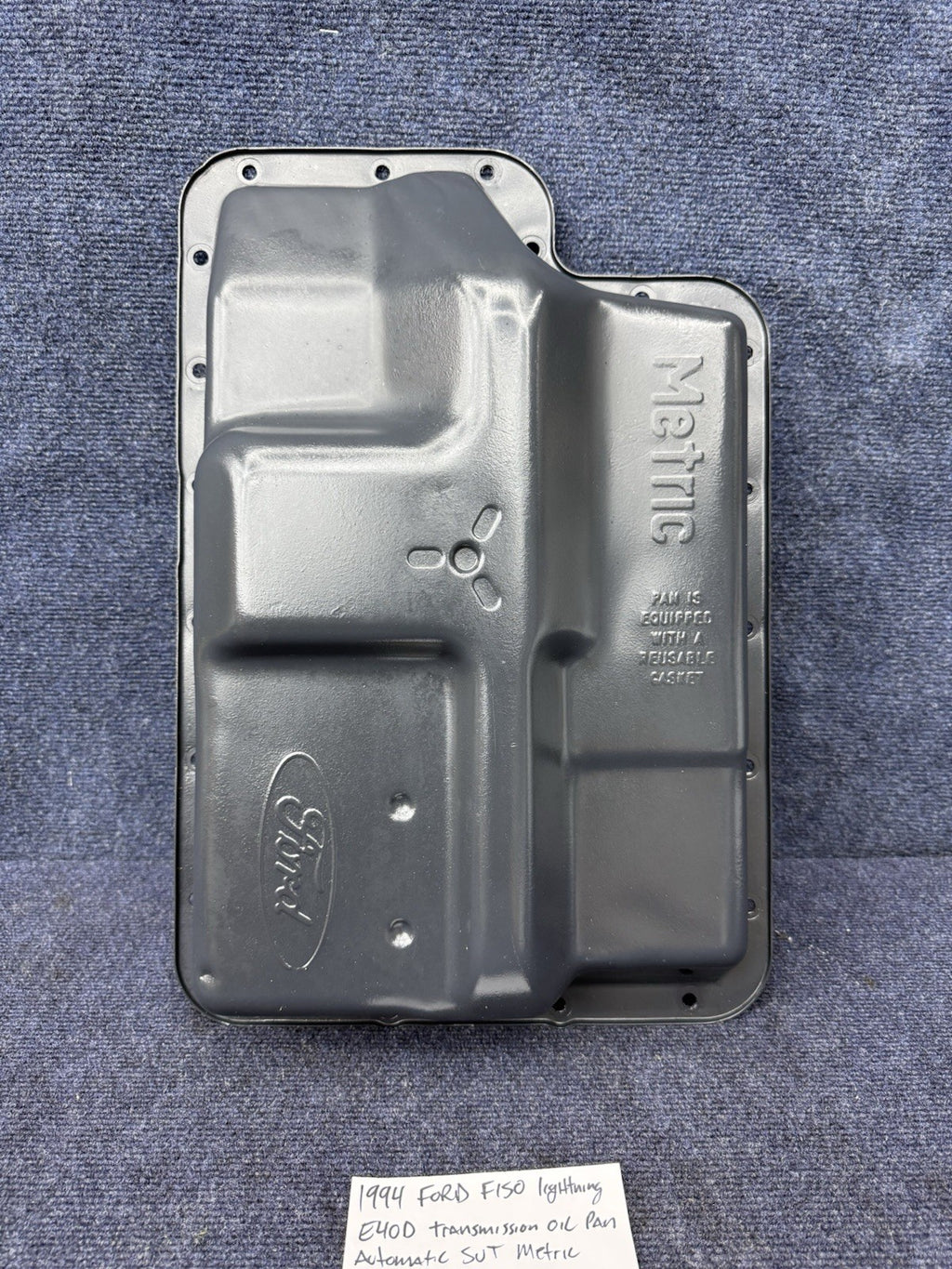 1994 Ford F150 Svt Lightning OEM E4OD transmission oil pan Factory Automatic