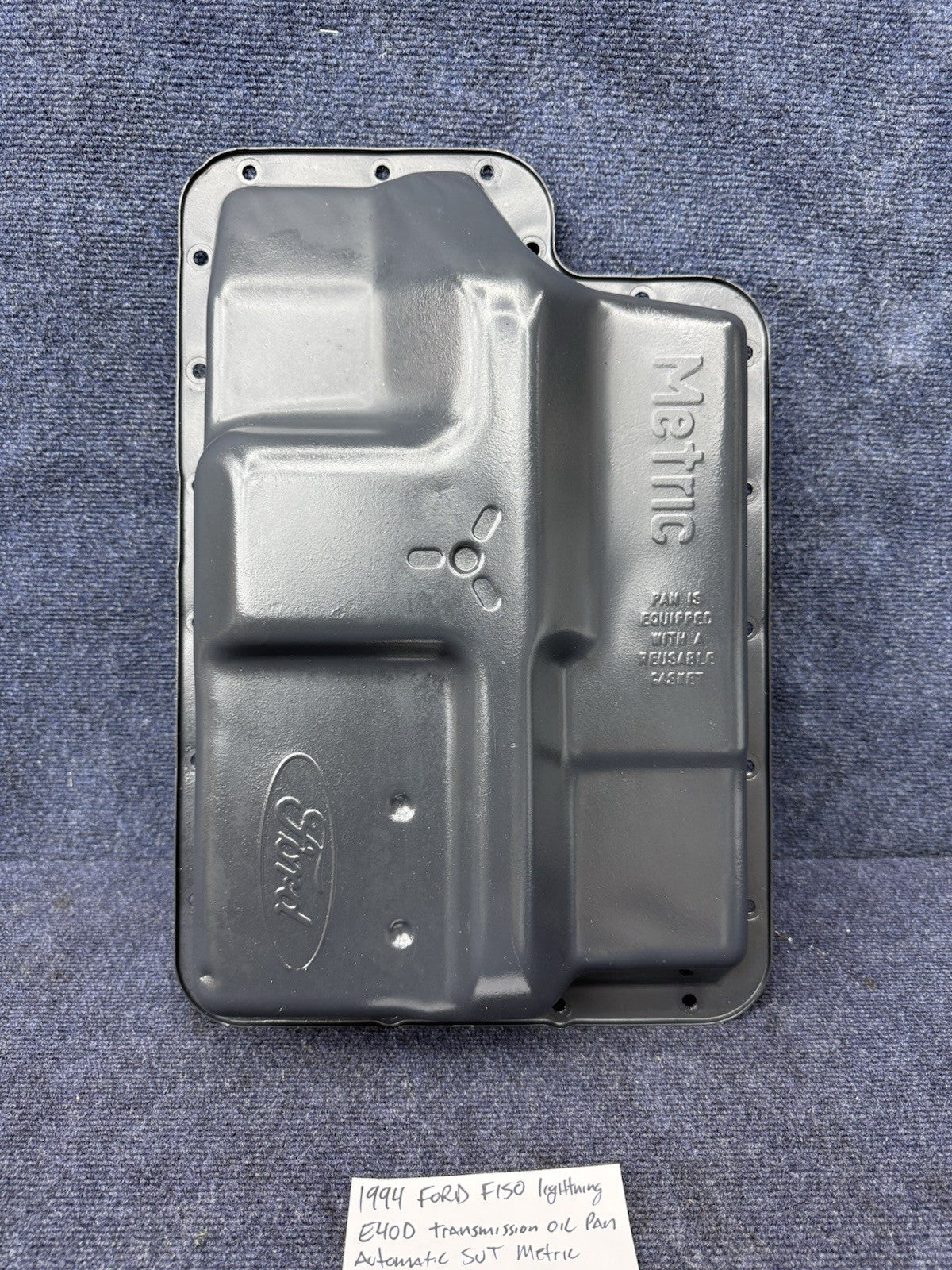1994 Ford F150 Svt Lightning OEM E4OD transmission oil pan Factory Automatic