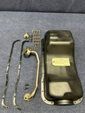1982-1993 FORD MUSTANG 5.0L ENGINE OIL PAN/flanges/ Pick Up Tube /oil sensor Oem