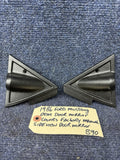 1979-1986 Mustang Manual Door Side Mirror Trim Cover Interior Bezel 79-86 Set