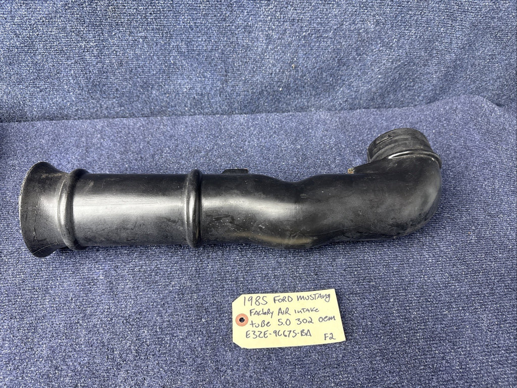 83-85 Ford Fox Body Mustang Stock OEM Air Intake Tube 5.0L 302 V8 E3ZE-9C675-BA