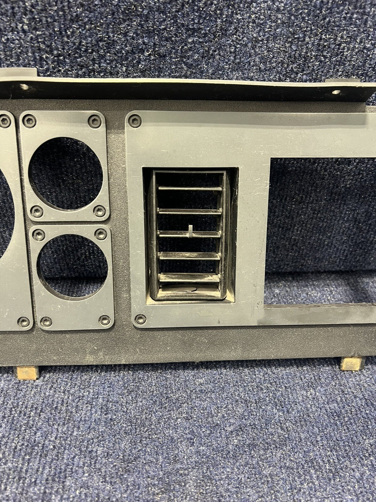 1984 1985 1986 Ford Mustang Grey Black Instrument Gauge Cluster Dash Trim Bezel