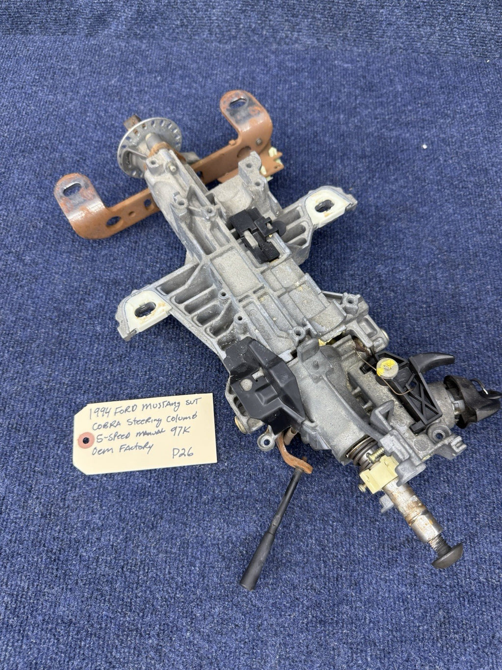 94 1994 Ford Mustang Svt Cobra OEM Manual Steering Column Assembly Factory Sn95
