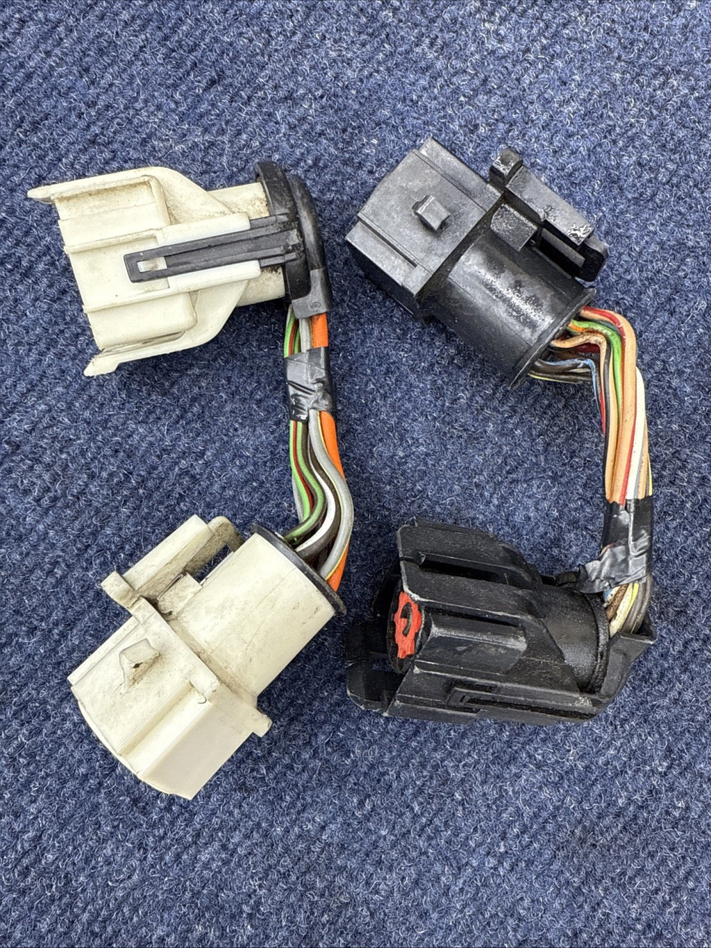 1986-1993 Ford Mustang 5.0L Fuel Injector Harness Salt Pepper Jumper Extension