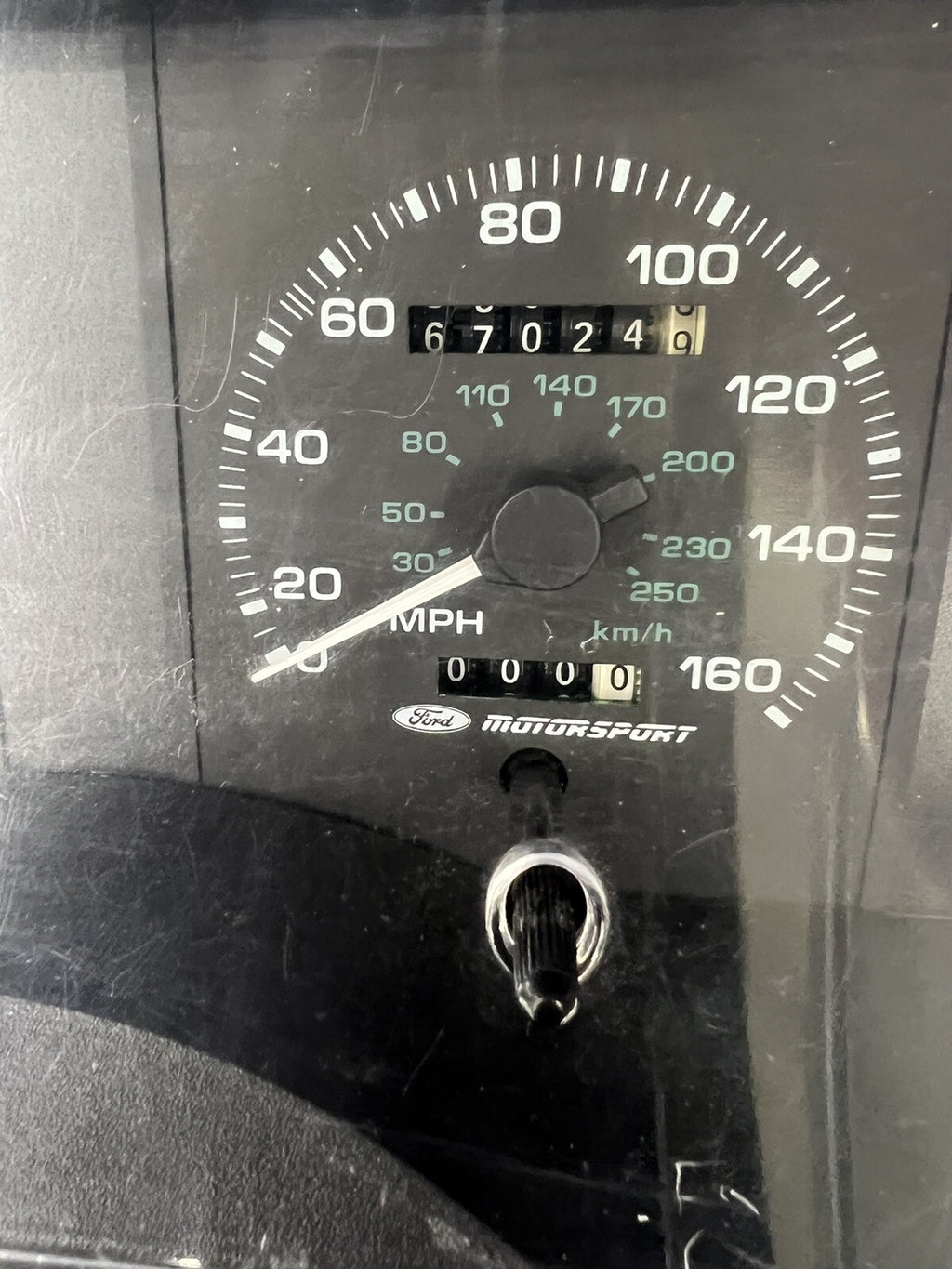1987-89 MUSTANG 160 MPH GAUGE INSTRUMENT CLUSTER FORD MOTORSPORT Oem Gt Lx Cobra
