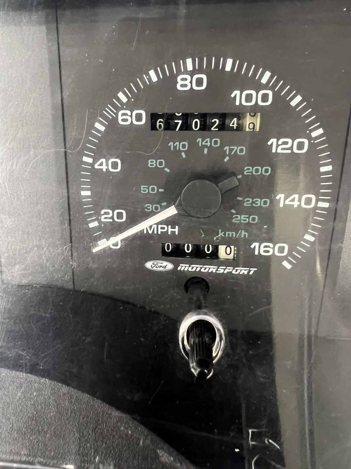 1987-89 MUSTANG 160 MPH GAUGE INSTRUMENT CLUSTER FORD MOTORSPORT Oem Gt Lx Cobra
