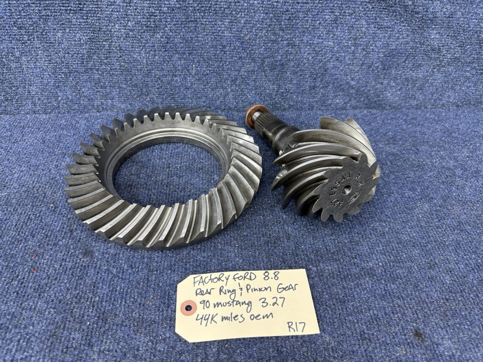 87-93 Ford Mustang 3.27 Ring & Pinion Gears Set 8.8 Axle Differential Carrier OE