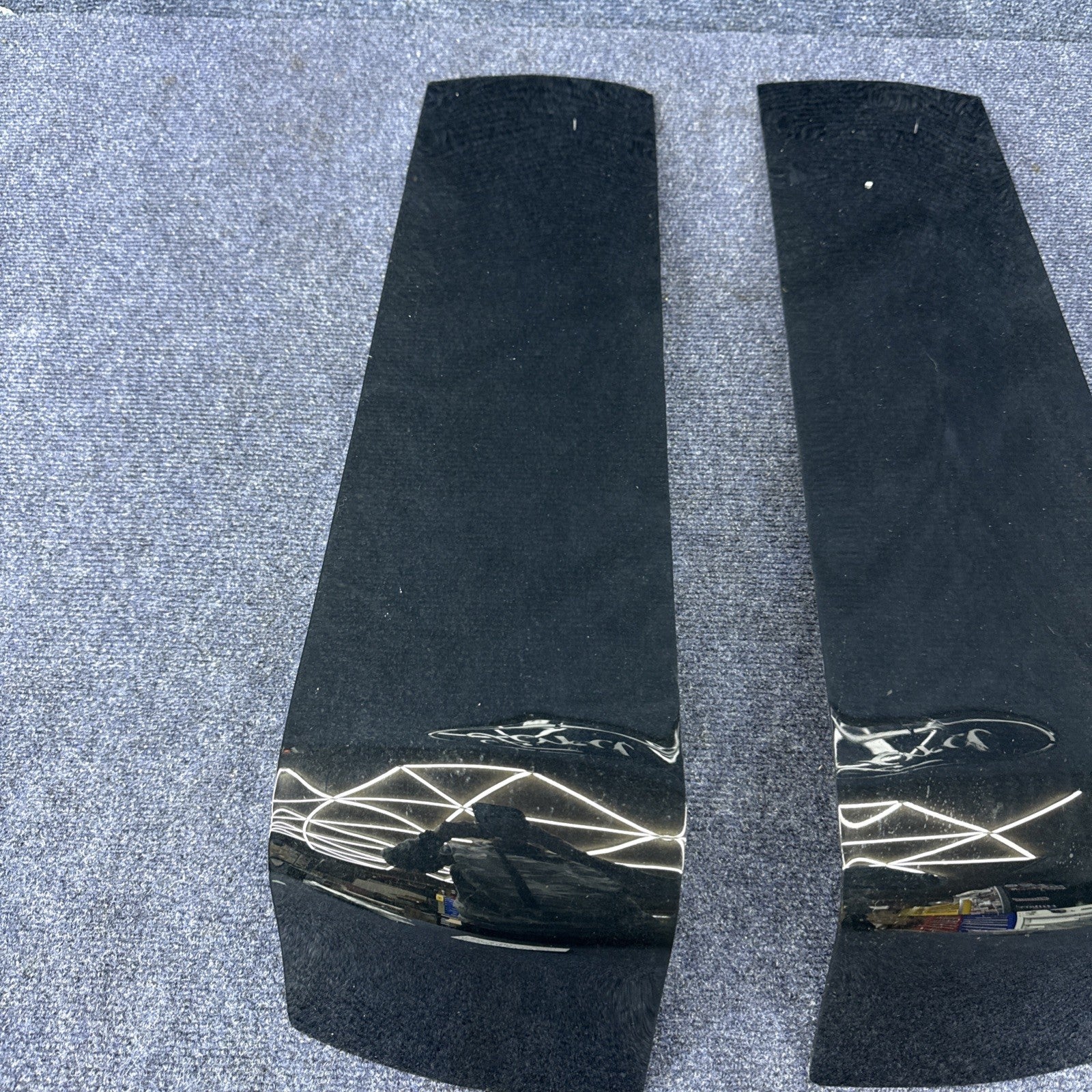 Nos Vintage Shades Of Competition Taillight Covers 87-93 Mustang Black Out Pair