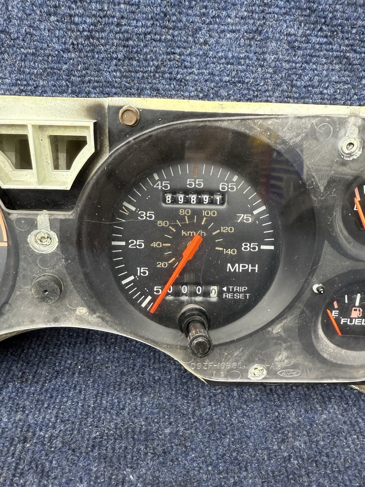 83 84 1985 1986 Ford Mustang Gauge Cluster 7k Tachometer Speedometer Tach OEM Gt
