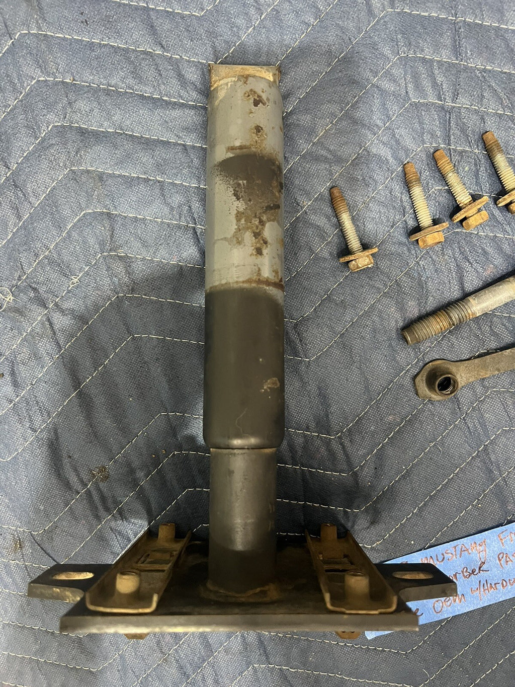 87-89 Ford Mustang Front Bumper Shock Absorber  Impact Crash Core Support  OEM
