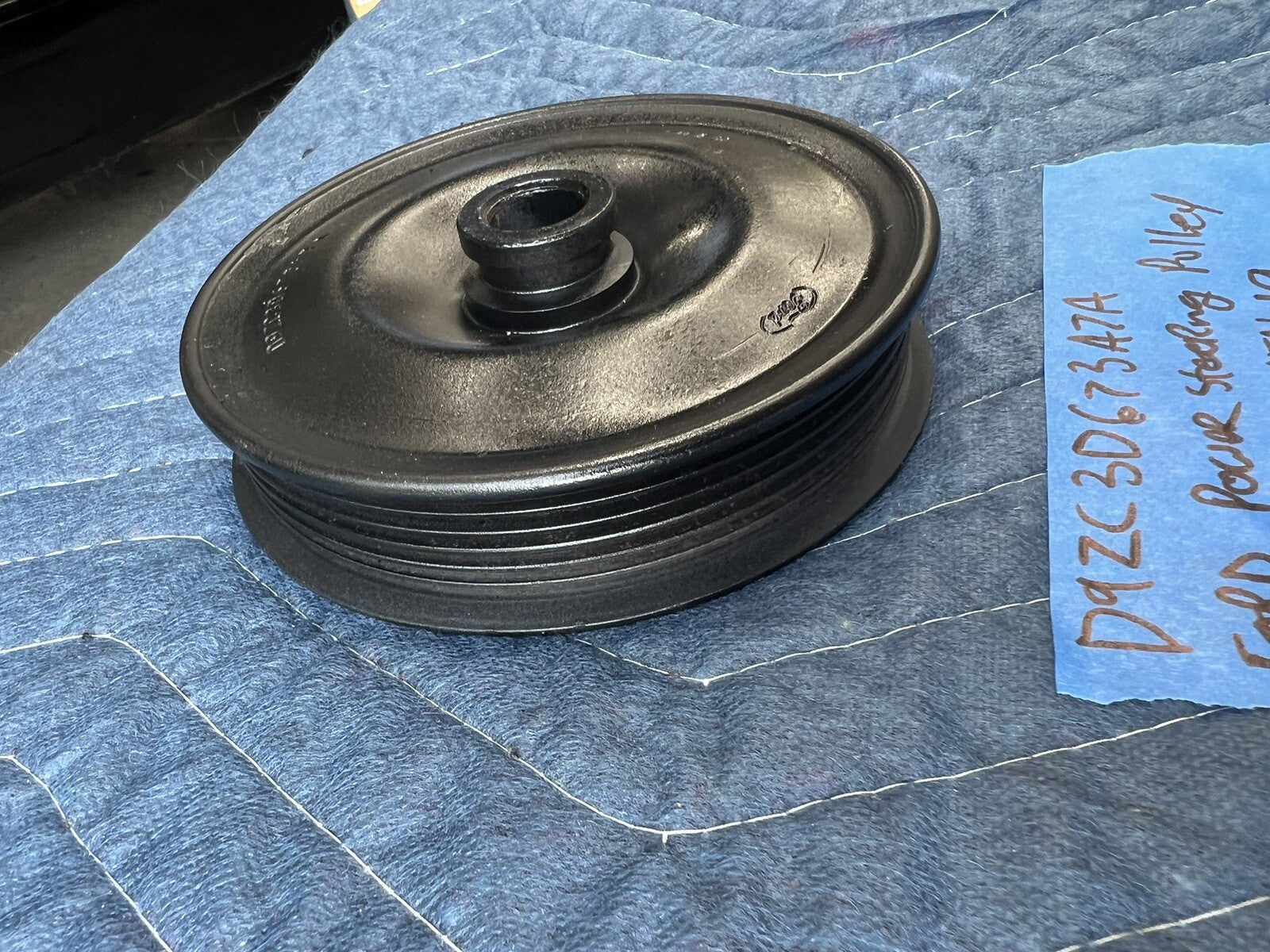 87-93 Ford Mustang Power Steering Pump Pulley Factory Foxbody V8 D9AC-3D673-A3A