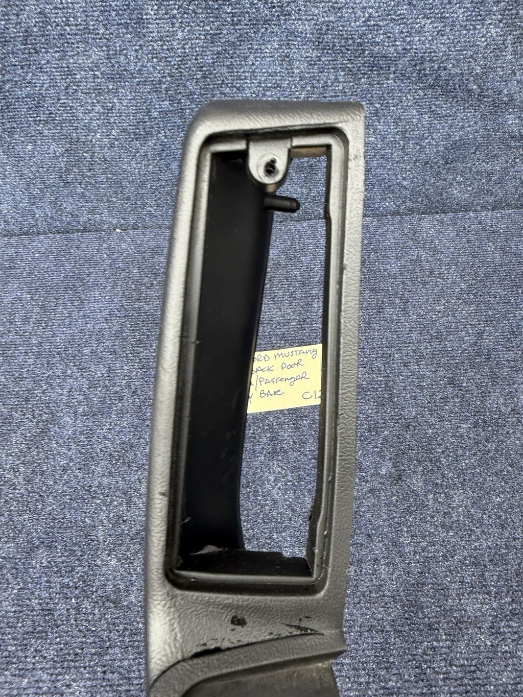87-93 Ford Mustang Black PASSENGER SIDE Arm Rest Door Pull RH Oem Factory